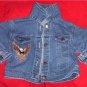 CHILD Jean Jacket Sz 5 HARLEY DAVIDSON plus BIKER BUILDOFF Poster