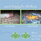 Twin Boys Birth Announcements