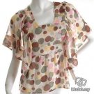 VINTAGE 70S INSPIRED models off duty style fashion clothing ANGEL WING SLV TOP XS