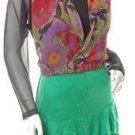 VINTAGE 80S SHEER SLEEVES models off duty style fashion clothing JACKET / TOP M-L
