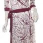 VINTAGE 1970S INSPIRED DVF-LIKE WRAP DRESS models off duty style fashion clothing DISCO