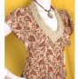 Hippie boho paisley models off duty style fashion clothing top vintage inspired 1960s
