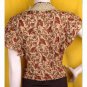 Hippie boho paisley models off duty style fashion clothing top vintage inspired 1960s
