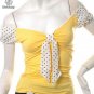 vintage inspired 40s 50s sailor polkadot models off duty style fashion clothing top