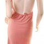 VINTAGE INSP 1970S models off duty style fashion clothing PLUNGE NECK DISCO DRESS USA 6