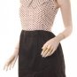 USA 4/6 POLKADOT MINI DRESS models off duty style fashion clothing VINTAGE INSPIRED 1960S A-LINE MOD