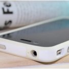 OEM SILICONE APPLE BUMPERS CASE FOR IPHONE 4 -  WHITE