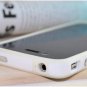 OEM SILICONE APPLE BUMPERS CASE FOR IPHONE 4 -  WHITE