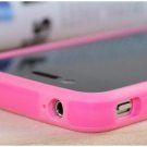 OEM SILICONE APPLE BUMPERS CASE FOR IPHONE 4 - PINK