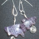 Sterling Silver Amethyst Earrings