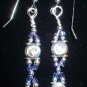 Sterling Silver AB Swarovski Earrings