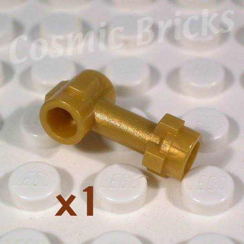2x Lego 92690 Griff Bar 1L Top Stud and 2 Side Studs perl gold 4600271 4640843
