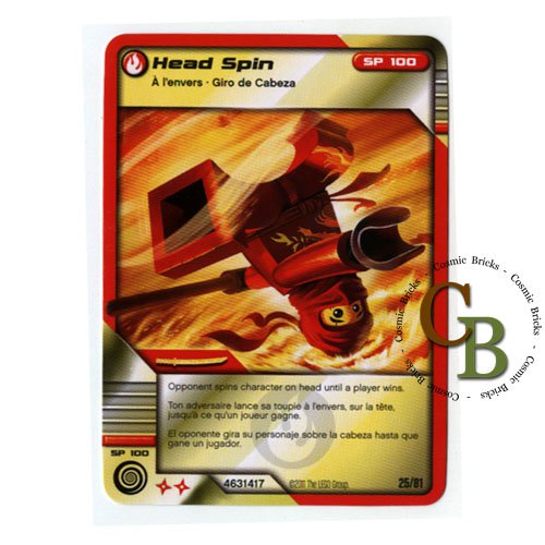 LEGO Ninjago Head Spin game card