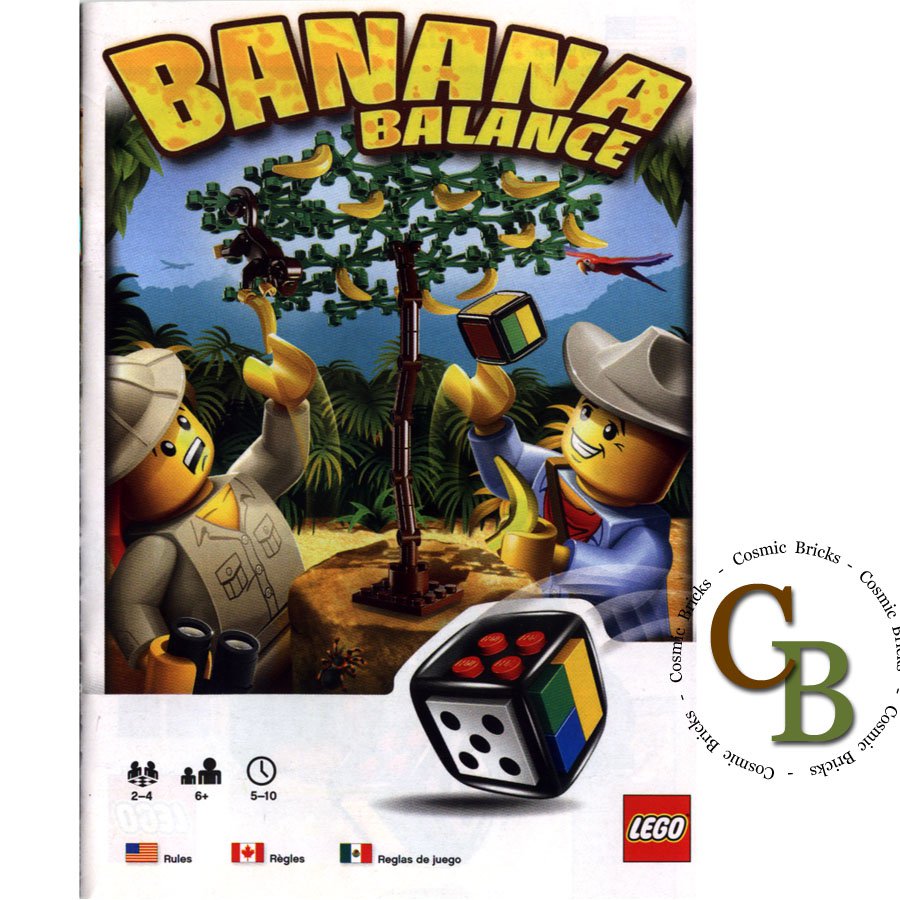 LEGO 3853 Instruction Booklet (Banana Balance)