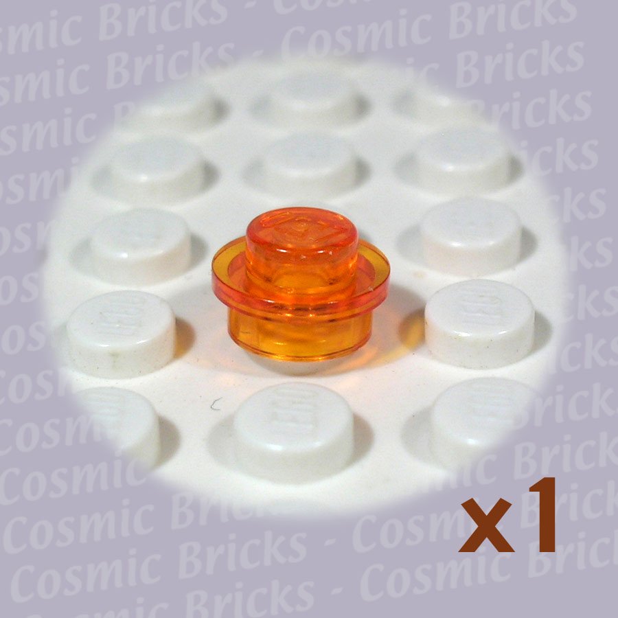 LEGO Trans Bright Orange Round 1x1 4222960 30057 (single,N)