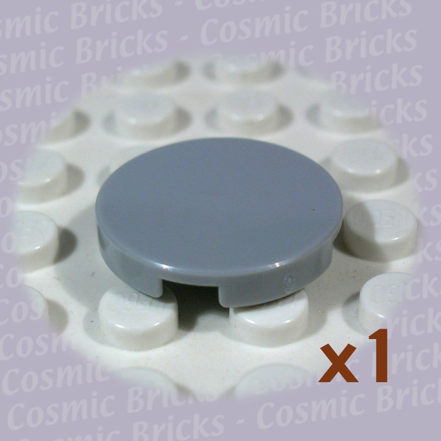LEGO Medium Stone Grey Tile Round 2x2 4211480