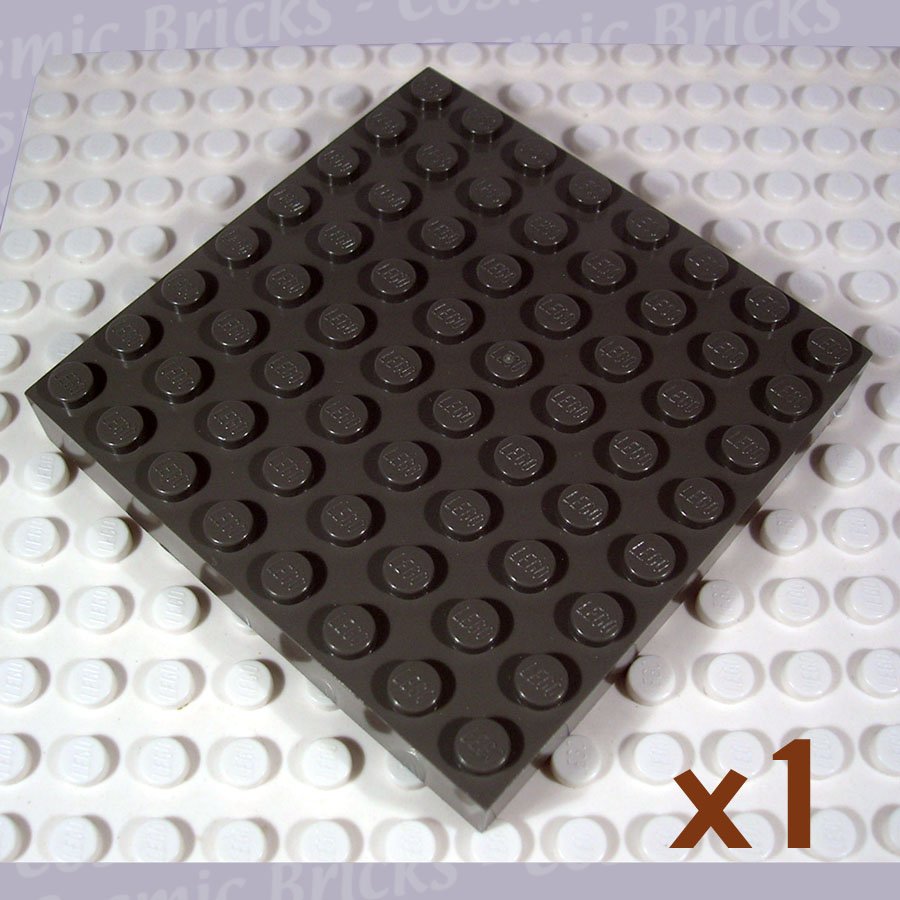 LEGO Dark Gray Brick 8x8 4181131 4201 (single,N)