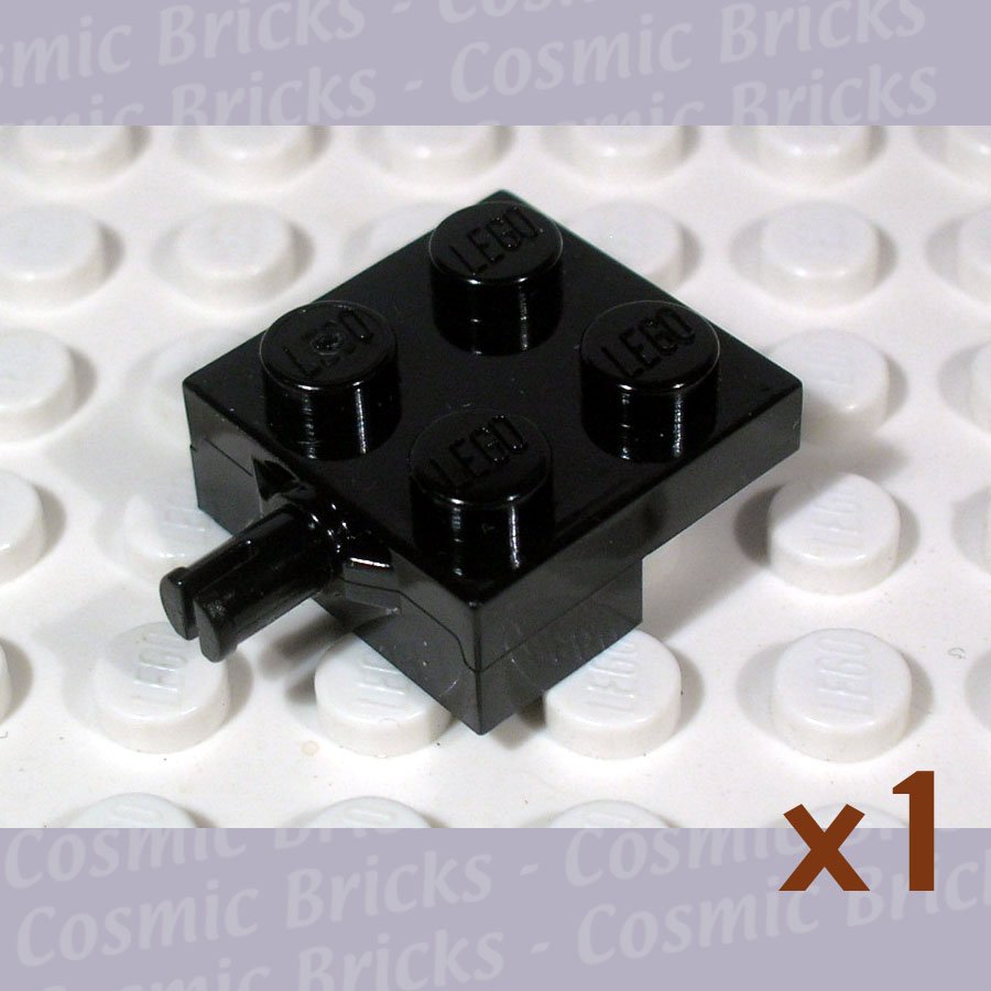 LEGO 20 x halbe Achse 2x2 schwarz black bearing element 4488 448826