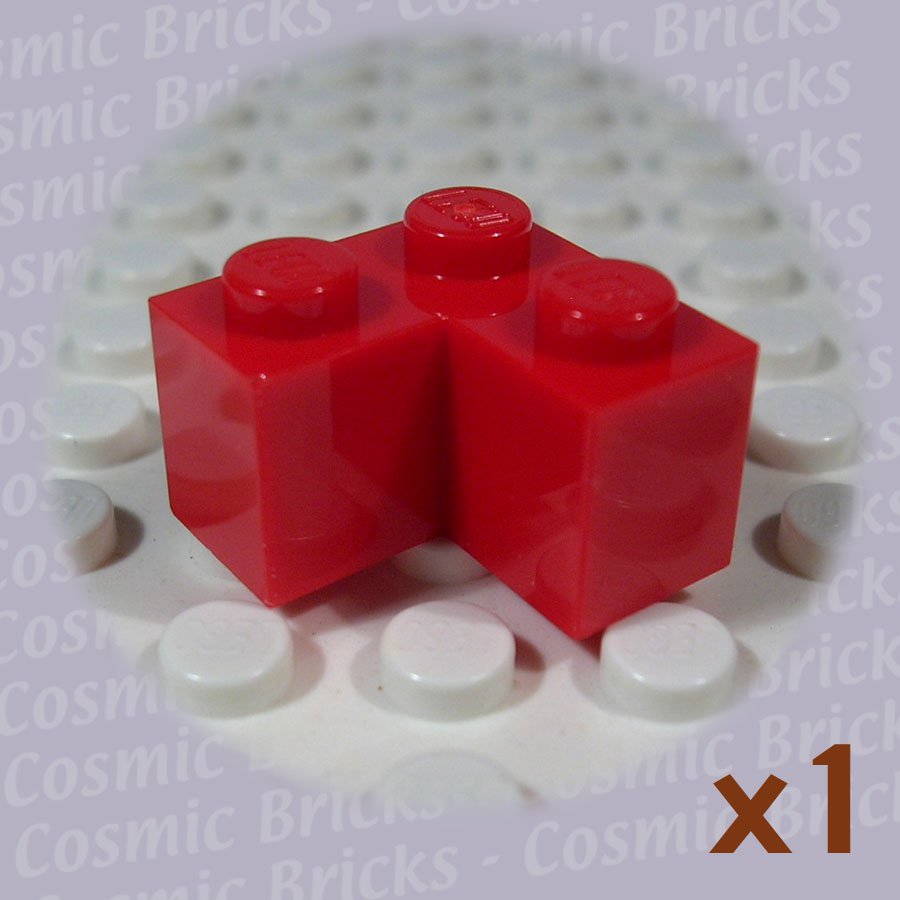 LEGO Bright Red Brick 2x2 Corner 235721 2357 single,N)