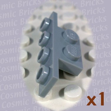 K # LEGO PLATE 1x4 1x2 ANGLE PLATE NEW LIGHT GREY 2436 10 Piece