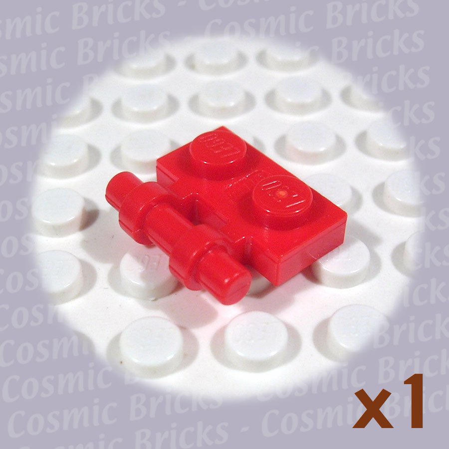 LEGO Red Plate Modified 1x2 Handle on Side 4140585 2540 (single,N)