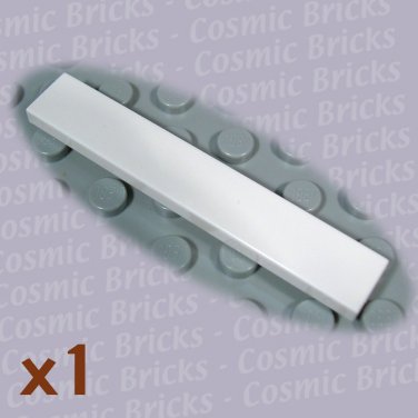 Plaque lisse 1x6 blanc/white flat tile 663601-6636 Lot x4 Lego