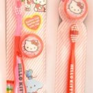 2 Original Sanrio Hello Kitty Toothbrush Travel Kit 