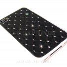 Delux Hard case chrome /  Bling Crystal  Case Cover For Apple iPhone 4S 4G 4GS