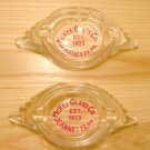 Mckee Glass Advertising Ashtray