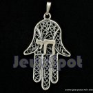 S PENDANT 1347 CHAI ON HAMSA