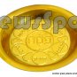 SET OF 12 UNITS -PLASTIC GOLDEN PASSOVER PLATE 20 CM (12)