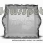 CERAMIC MATZAH TRAY, "LACE" 36 CM