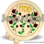 PASSOVER COVER "POMAGRANADE" BEADS, 43 CM