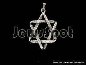 S PENDANT MAGEN DAVID LARGE 4CMWOW!