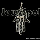 S PENDANT 1347 CHAI ON HAMSA