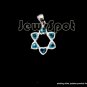 S PENDANT STAR OF DAVID 2cm LIGHT