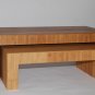 Solid Bamboo Nesting Table Set - Caramelized