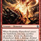 4 x Mirrodin Besieged Kuldotha Flamefiend (playset)