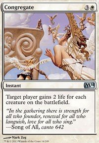 4 x Magic 2014 (M14) Congregate (playset)