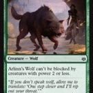 4 x War of the Spark Arlinn's Wolf (playset)
