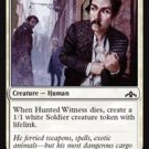 4 x Guilds of Ravnica Hunted Witness (playset)