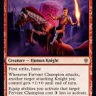 Throne of Eldraine Fervent Champion