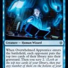 Foil Throne of Eldraine Overwhelmed Apprentice