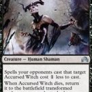 4 x Shadows over Innistrad Accursed Witch // Infectious Curse (playset)