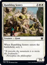4 x Theros Beyond Death Rumbling Sentry (playset)