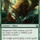 4 x Return to Ravnica Rubbleback Rhino (playset)