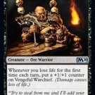 4 x Magic 2020 (M20) Vengeful Warchief (playset)