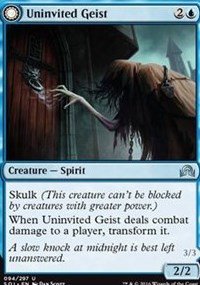 4 x Shadows over Innistrad Uninvited Geist (playset)
