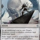 4 x Battle for Zendikar Titan's Presence (playset)