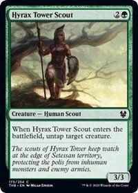 Foil Theros Beyond Death Hyrax Tower Scout